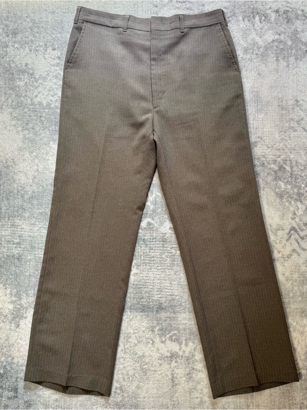 Vintage Haggar Men's Pleated Tan Brown Dress Pants